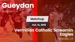 Matchup: Gueydan vs. Vermilion Catholic Screamin Eagles 2018