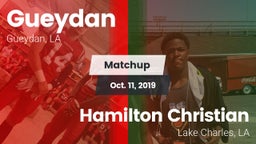 Matchup: Gueydan vs. Hamilton Christian  2019