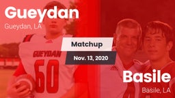 Matchup: Gueydan vs. Basile  2020