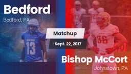 Matchup: Bedford  vs. Bishop McCort  2017