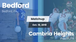 Matchup: Bedford  vs. Cambria Heights  2018