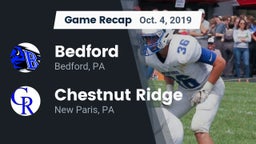Recap: Bedford  vs. Chestnut Ridge  2019