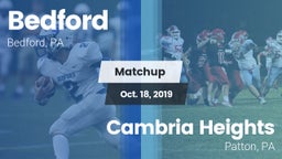 Matchup: Bedford  vs. Cambria Heights  2019