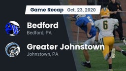 Recap: Bedford  vs. Greater Johnstown  2020