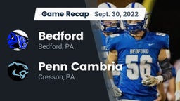 Recap: Bedford  vs. Penn Cambria  2022
