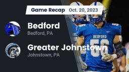 Recap: Bedford  vs. Greater Johnstown  2023