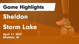 Sheldon  vs Storm Lake  Game Highlights - April 11, 2022