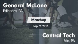 Matchup: General McLane vs. Central Tech  2016
