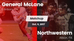 Matchup: General McLane vs. Northwestern  2017
