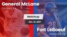 Matchup: General McLane vs. Fort LeBoeuf  2017