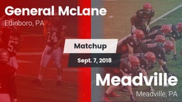 Matchup: General McLane vs. Meadville  2018