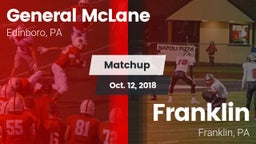 Matchup: General McLane vs. Franklin  2018