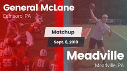 Matchup: General McLane vs. Meadville  2019