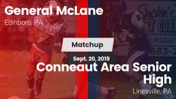 Matchup: General McLane vs. Conneaut Area Senior High 2019