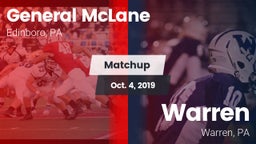 Matchup: General McLane vs. Warren  2019