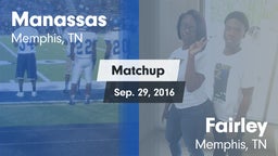 Matchup: Manassas vs. Fairley  2016