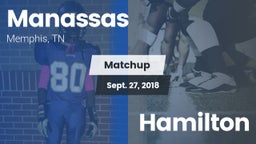 Matchup: Manassas vs. Hamilton  2018
