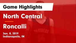 North Central  vs Roncalli  Game Highlights - Jan. 8, 2019