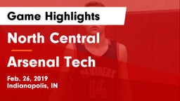 North Central  vs Arsenal Tech  Game Highlights - Feb. 26, 2019