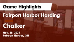 Fairport Harbor Harding  vs Chalker  Game Highlights - Nov. 29, 2021