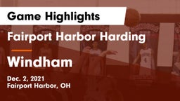 Fairport Harbor Harding  vs Windham Game Highlights - Dec. 2, 2021