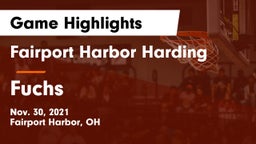 Fairport Harbor Harding  vs Fuchs  Game Highlights - Nov. 30, 2021