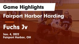 Fairport Harbor Harding  vs Fuchs Jv  Game Highlights - Jan. 4, 2022