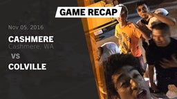 Recap: Cashmere  vs. Colville 2016