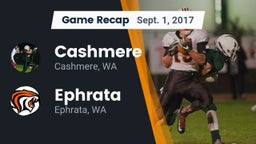Recap: Cashmere  vs. Ephrata  2017