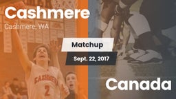 Matchup: Cashmere vs. Canada 2017