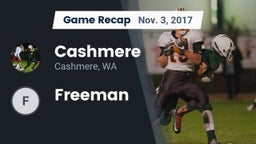 Recap: Cashmere  vs. Freeman  2017