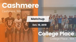 Matchup: Cashmere vs. College Place   2018