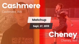 Matchup: Cashmere vs. Cheney  2019