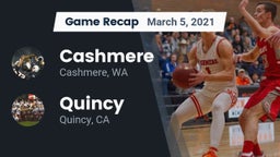 Recap: Cashmere  vs. Quincy  2021