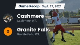 Recap: Cashmere  vs. Granite Falls  2021