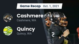 Recap: Cashmere  vs. Quincy  2021