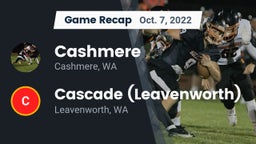 Recap: Cashmere  vs. Cascade  (Leavenworth) 2022