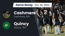 Recap: Cashmere  vs. Quincy  2022