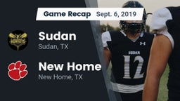 Recap: Sudan  vs. New Home  2019