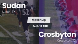 Matchup: Sudan vs. Crosbyton  2019