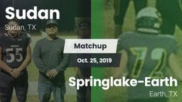 Matchup: Sudan vs. Springlake-Earth  2019