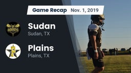 Recap: Sudan  vs. Plains  2019