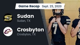 Recap: Sudan  vs. Crosbyton  2020
