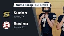 Recap: Sudan  vs. Bovina  2020