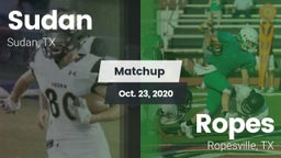 Matchup: Sudan vs. Ropes  2020