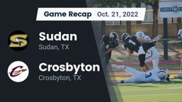 Recap: Sudan  vs. Crosbyton  2022