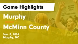 Murphy  vs McMinn County  Game Highlights - Jan. 8, 2024