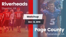 Matchup: Riverheads vs. Page County  2016