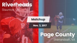 Matchup: Riverheads vs. Page County  2017