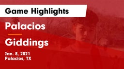 Palacios  vs Giddings  Game Highlights - Jan. 8, 2021